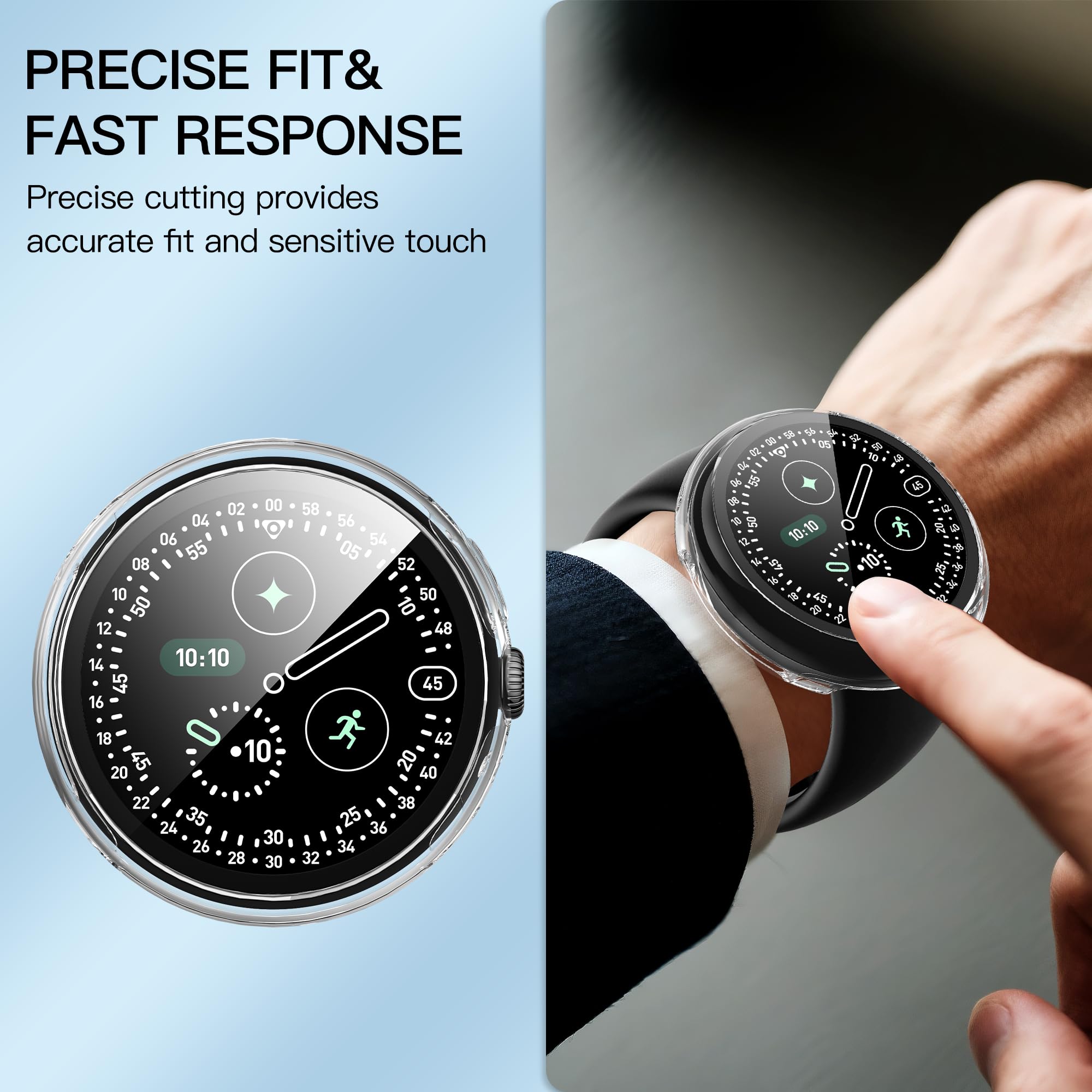 Amazon.co.jp: Suoman for Google Pixel Watch 4 41MM保護ケース(3個